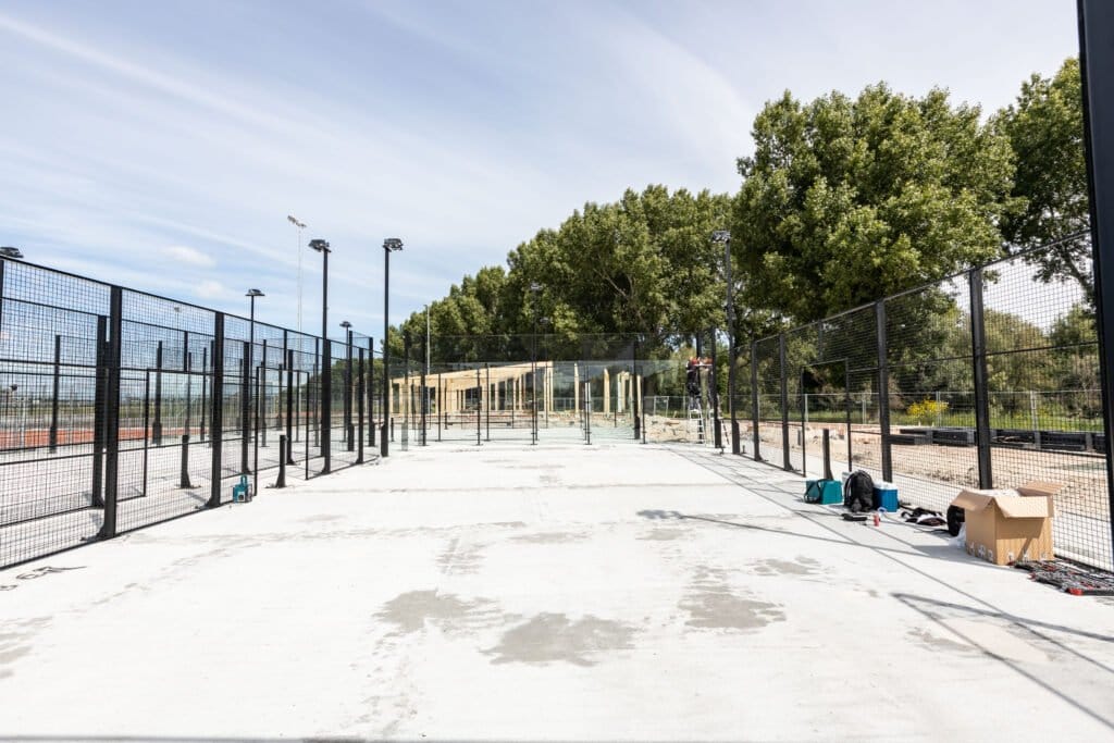 Vergunning padelbaan