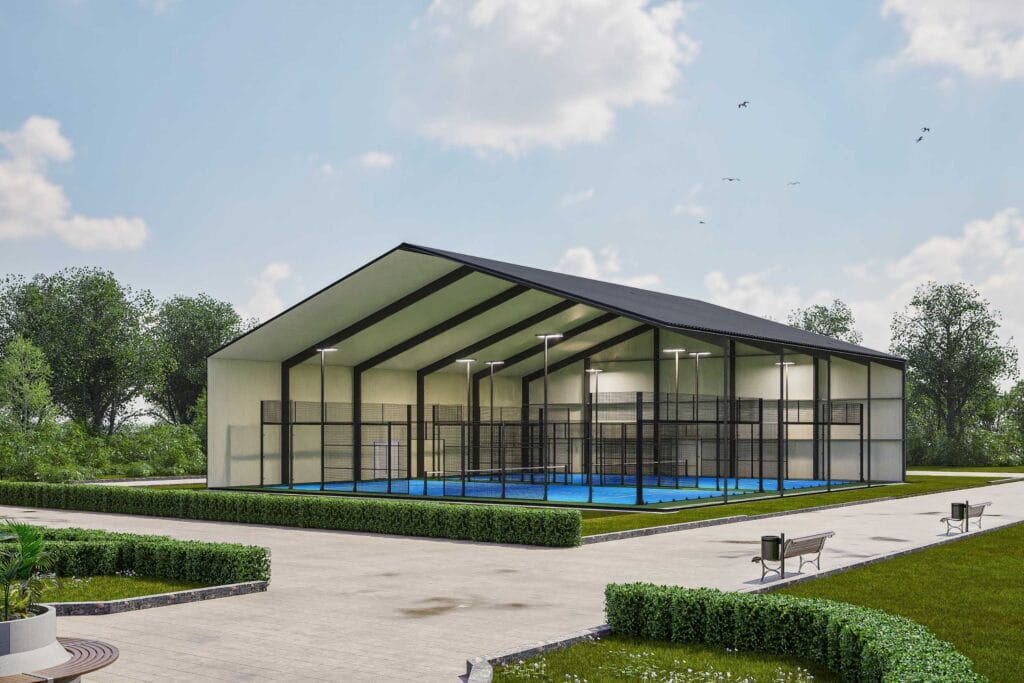 Padel Flexhal 24 doorsnede