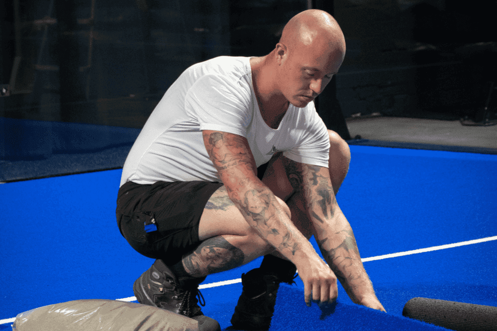 Kunstgras plaatsen